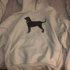 Brand new black dog hoodie